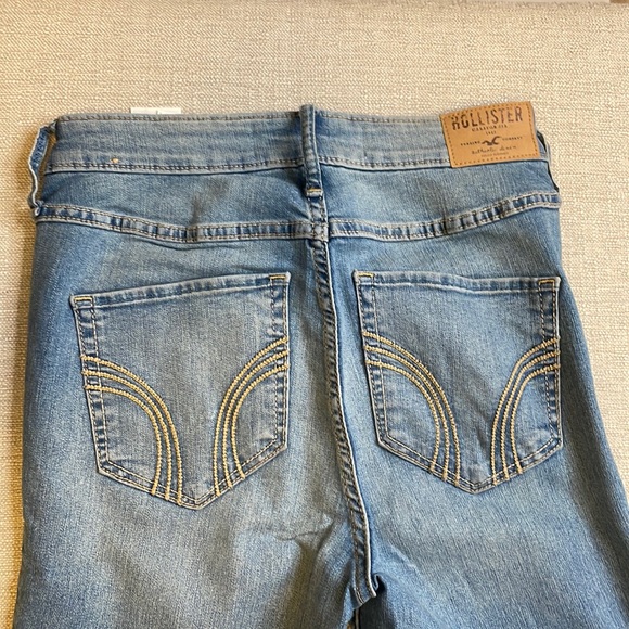 NEW Hollister High-Rise Super Skinny Jeans Light Wash - Picture 7 of 9